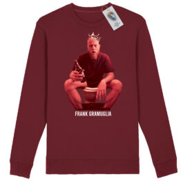 0031 FELPA GIROCOLLO CHANGER BURGUNDY - TRONO