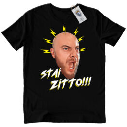 0029 T-SHIRT - STAI ZITTOOO black