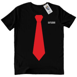 T-SHIRT UNISEX - CRAVATTA black